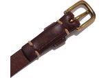 1307AB Cintura Donna Spotted DSQUARED2 Brown Vintage Leather Belt Woman