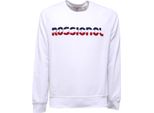 8607AB Felpa Uomo Rossignol White Cotone Sweatshirt Men