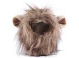 Parrucca Con Criniera Di Leone Per Gatto Cintura Su Vestiti Di Capelli Carino Divertente Copricapo Animale Domestico Costumi Pelosi Gatti Piccoli Cani Cappuccio M