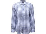 3971AR Camicia Uomo Del Siena Man Linen/Cotone Shirt Blue
