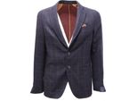 2831AG Giacca Uomo Bastianello Blue/Burgundy Wool Blend Jacket Men