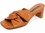H3268 Ciabatta Donna Roberto Festa Ambrosia Woman Leather Shoes Brown