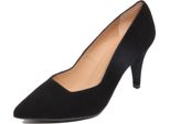 G3736 Decollete Donna Unisa Black Suede Shoes Women