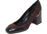 F7150 Decollete Donna Black/Brown Tod’S Scarpe Suede/Leather Shoe Woman