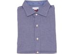 3778K Camicia Uomo U.S. Polo Assn. Slim Fit Blu/White Shirt Cotone Man