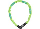 Lucchetto A Catena Abus Steel-O-Chain 5805C - Lucchetto A Combinazione Con Catena In Acciaio Di 5 Mm Di Spessore - Livello Di Sicurezza Abus 4 - 75 Cm - Giallo/Verde