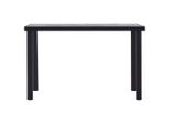 Vidaxl Tavolo Da Pranzo Nero E Grigio Cemento 120 X 60 X 75 Cm Mdf