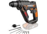 Worx WX390.9 Martello Pneumatico Sds Plus Trapano Avvitatore A Batteria 20V BaulöWe