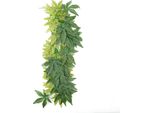 Pianta Artificiale Verde Foglie Finte Acquario Acquario Rettilario Terrario Ornamenti 50 Cm