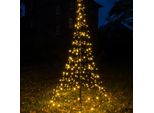 Albero Di Natale Galaxy Led 200 Cm, Diametro Circa 140 Cm 35236T Nero