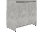 Syfax™ Mobile Da Bagno Grigio Cemento 60X33X61 Cm In Legno Multistrato