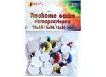Occhi Mobili Autoadesivi Colorati 10,14,20 Mm 30 Pz Shan SO010