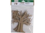 Alberi 3D In Cartone 3 Pezzi Eco Craft Happy Color N. 9279
