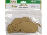 Sagome Di Cartone 3D Africa 5 Pezzi Eco Craft Happy Color No. 1082
