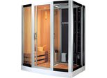 Sauna Combinata Cabina Benessere Doccia Benessere Doccia Idromassaggio 180X120 Cm