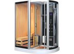 Cabina Benessere Sauna Con Doccia A Vapore Doccia Multifunzionale Sauna Combinata 172X110 Cm