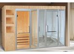 Sauna 2 In 1 Cabina Benessere Cabina Doccia Design Multifunzionale Sauna 300X150 Cm