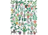 Pezzi & Pace Puzzle Gatti E Piante - Gioco Di Puzzle Da 500 Pezzi