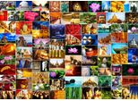 Grafika Puzzle Zen Collage - 500 Pezzi Motivi Di Puzzle Colorati