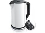 Bollitore In Acciaio Inox Con Impostazione Della Temperatura 40-100°C, 1,5 Litri, 2200 W, Doppia Parete, Funzione Keep Warm, Senza Bpa, Gs, Silenzioso, Preciso
