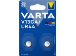 10X Batteria Varta 38498 Professional Electronics LR44 (V13GA), 2 Pezzi In Blister - Batteria Alcalina A Bottone Al Manganese, 1,5 V