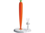 Portarotolo Alessi Bunny & Carrot - ASG42 W - Bianco - Di Stefano Giovannoni