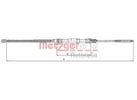 Metzger 10.7407 Cavo Del Freno A Mano Posteriore Sinistro, Posteriore Destro, Destro