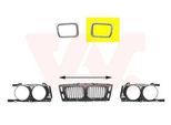 Van Wezel 0635515 Cornice Griglia Radiatore Griglia Radiatore Per Bmw 5 Berlina (E34) Cromo