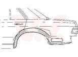 Van Wezel Lamiera Di Riparazione Per Passaruota 3026448 Posteriore Destra Adatta Per MERCEDES-BENZ Classe S Berlina (W126)