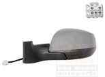 Van Wezel 3702817 Specchietto Esterno Specchietto Laterale Sinistro Per Opel Agila (B) (H08) Convesso Riscaldato Primerizzato