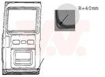 Van Wezel Portellone Posteriore Sinistro Destro Interno 3070249 Adatto Per MERCEDES-BENZ T1 Furgone (602) T1 Bus (601) T1 Furgone (601, 611) T1 Bus (602)