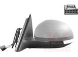 Van Wezel 7606817 Specchietto Retrovisore Esterno Sinistro Per Skoda Yeti (5L) Convesso Riscaldato Con Primer