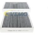 Vemo V42-31-1206 Filtro Abitacolo Filtro Antipolline Adatto Per Peugeot 207 (Wa, Wc) Carbone Attivo