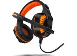 Krom Konor, Cavo, Riproduzione, 20 - 20000 Hz, 370 G, Cuffie Con Microfono, Nero, Arancione