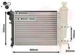 Van Wezel 40002012 Radiatore Radiatore Acqua Radiatore Motore Adatto Per Peugeot 106 I (1A, 1C)