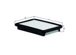 Filtro Aria Mahle Lx 3028 Per Suzuki Swift Iii (Mz, Ez) Cartuccia Filtrante