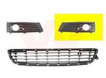 Van Wezel Griglia Di Ventilazione Paraurti Per Opel Zafira B (A05) Con Foro/Fori Per Fendinebbia