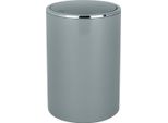Wenko Cestino Per Rifiuti Inca Grigio 5 L Coperchio Basculante Rifiuti Cosmetici Bagno Cucina Ospiti Wc