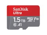 SANDISK Speicherkarte microSDXC Ultra 1,5TB, Adapter Mobile, grau, 1500 GB, Speicherkarten