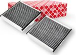 Febi Bilstein 19663 Filtro Abitacolo Filtro Antipolline Per Renault Espace Iii (JE0) Carbone Attivo