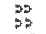 Herth+Buss Jakoparts J3661023 Set Di Accessori Pastiglie Freno A Disco Posteriori Per Renault Koleos (Hy) Per Nissan Qashqai / Qashqai +2 I (J10, NJ10) Per Infiniti