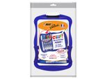 Bic 967444 Set Di Lavagne Bianche Bic Velleda, Con Pennarello 1721 E Tergicristallo