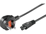 Microconnect PE090805 Cavo Di Alimentazione Nero 0,5 M Spina Di Rete Tipo G Accoppiatore C5 (PE090805)