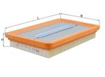 Filtro Aria Mahle Lx 336 Per Ford Econovan Furgone (Kaa) Cartuccia Filtrante