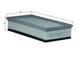 Filtro Aria Mahle Lx 529 Adatto Per Peugeot 607 (9D, 9U) Cartuccia Filtrante