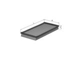 Filtro Aria Mahle Lx 503 Per Volvo V40 Station Wagon (645) Cartuccia Filtrante