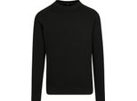 Build Your Brand BY094 | Felpa Raglan Girocollo Da Uomo - Colore: Nero - Taglia: Xxl
