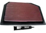 K&N 33-2731 Filtro Aria Ad Alte Prestazioni Per Porsche 911 (993) Filtro A Lunga Durata Quadrato