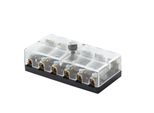 Scatola Portafusibili Per Fusibile Siluro 6 Poli 36 V 8 A Hella Per Vari Veicoli.