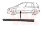 Van Wezel Modanatura Per Porta Anteriore Sinistra Per Hyundai Getz (Tb) 8252423